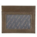 John 3:16 Cross Taupe Full Grain Leather Wallet