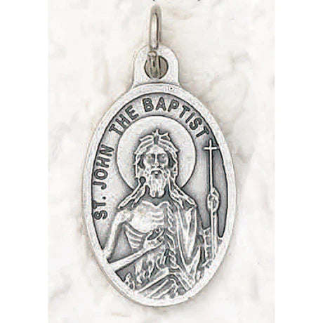 Saint John the Baptist  Oxi Medal 1" - Unique Catholic Gifts