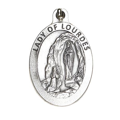 Lady of Lourdes Oxi Medal - Unique Catholic Gifts