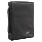 Black Poly-canvas Value Bible Cover with Ichthus Patch Extra Small - Unique Catholic Gifts