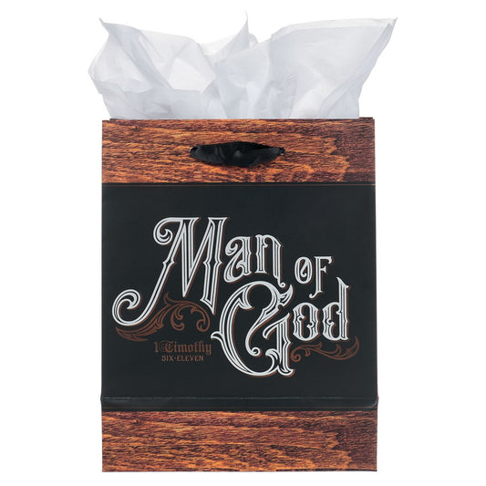 Man of God Medium Gift Bag - 1 Timothy 6:11