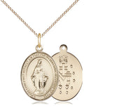 Miraculous Medal 1/2" 14k Gold Filled (Copy) NO crucifix is included. - Unique Catholic Gifts