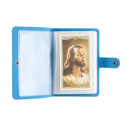 Blue Holy Card Wallet