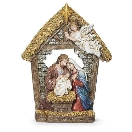 Joseph Holding the Baby Jesus Statue, Figurine 10 1/2" - Unique Catholic Gifts