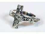 Crucifix Ring - Sterling Silver Ring - Religious Jewelry - Catholic Gifts - Unique Catholic Gifts