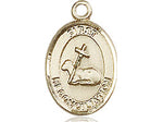 14kt Gold First Reconciliation Pendant on a 18 inch Gold Filled Light Curb Chain. - Unique Catholic Gifts