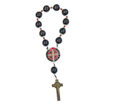 Saint Benedict Door Rosary with Wood Beads - Unique Catholic Gifts