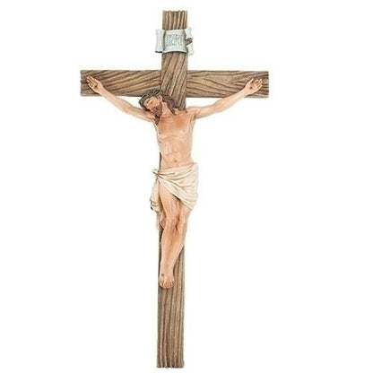 Wall Crucifix Exclusive Renaissance Collection (13 3/4") - Unique Catholic Gifts