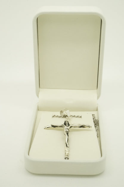 Silver Crucifix 3" - Unique Catholic Gifts