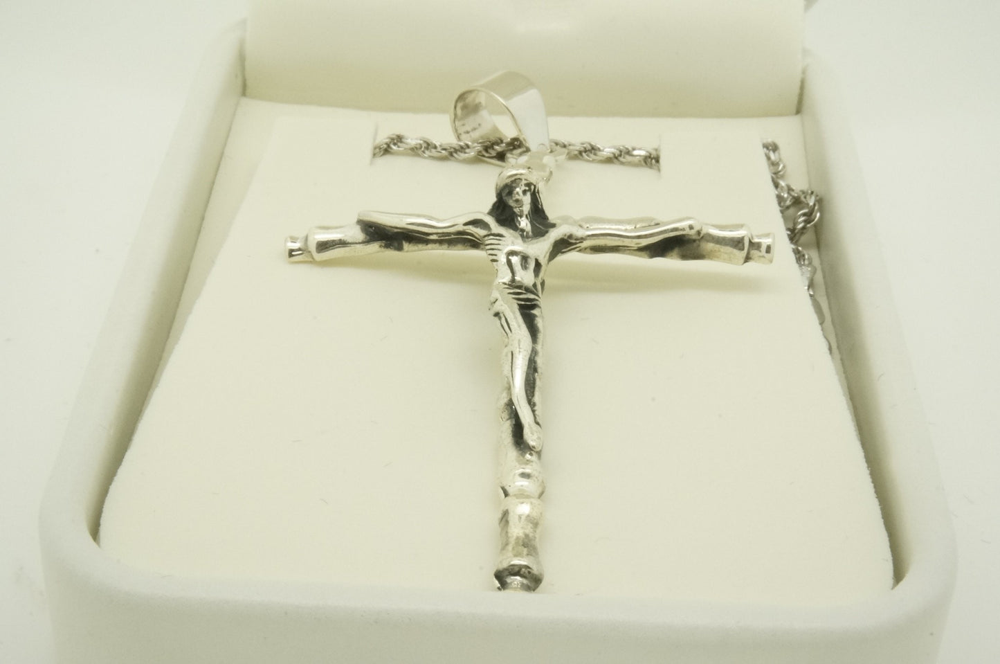 Silver Crucifix 3" - Unique Catholic Gifts