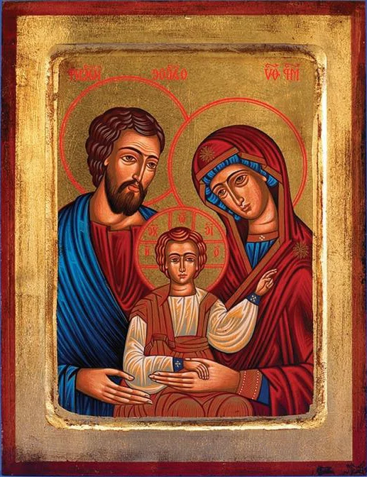 Holy Family - Gold Leaf - Unique Catholic Gifts