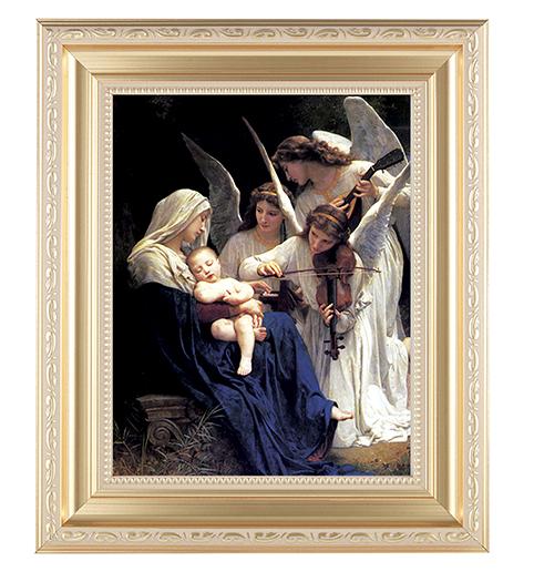 Bouguereau Heavenly Melodie Gold Frame - Unique Catholic Gifts