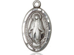 Sterling Silver Miraculous Medal 5/8" with 18" chain - Unique Catholic Gifts