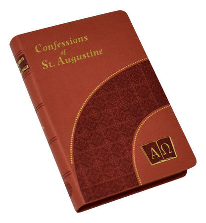 Confessions of St. Augustine (Burgundy) - Unique Catholic Gifts