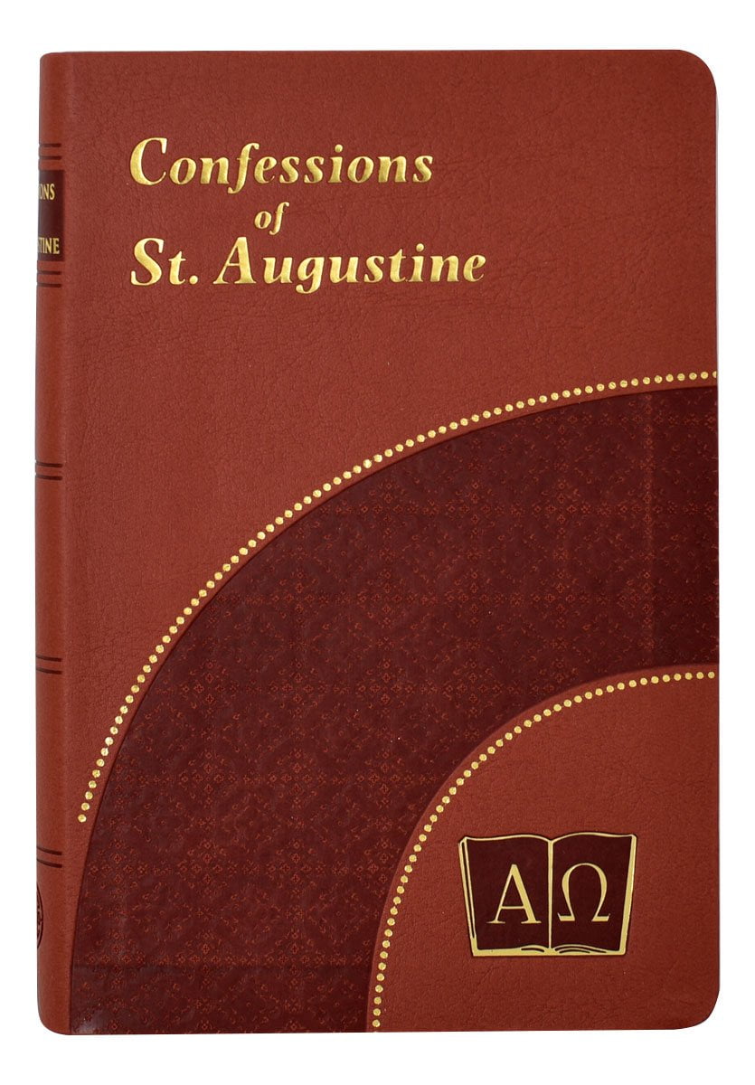 Confessions of St. Augustine (Burgundy) - Unique Catholic Gifts