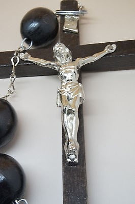 Wall Wood Rosary, 50" Long and Italian - Unique Catholic Gifts