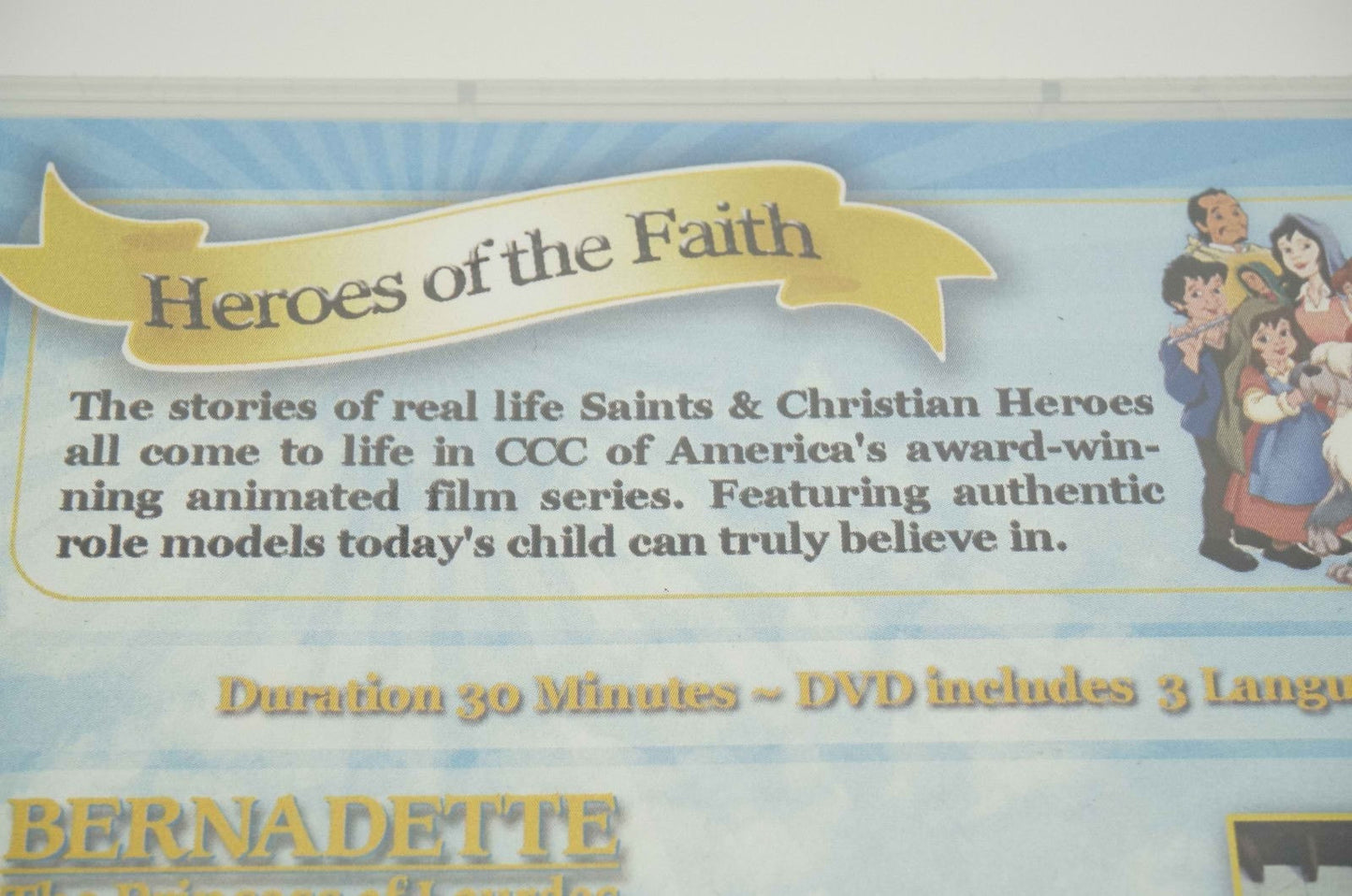 Bernadette DVD, Cartoon Film - Unique Catholic Gifts