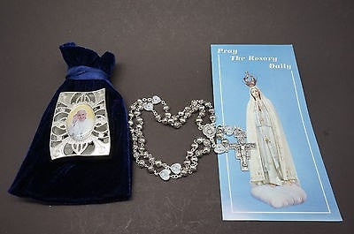 Pope Francis Rosary with prayer, gift set - Unique Catholic Gifts