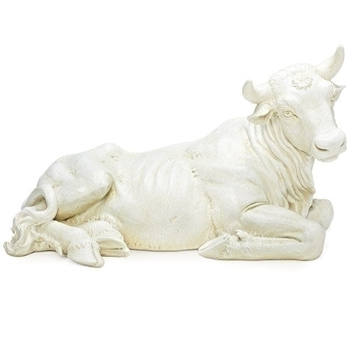 Scale White Ox Nativity 21750 13" H 27" - Unique Catholic Gifts