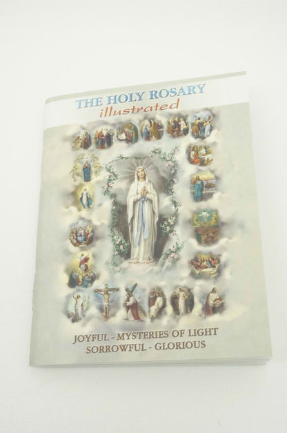 Wood Rosary,"Holy Rosary" book, Bag - Unique Catholic Gifts