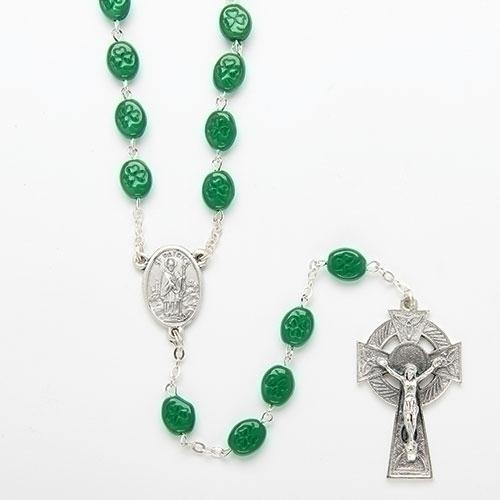 St Patrick Rosary 25" - Unique Catholic Gifts