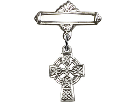 Celtic Cross Baby Badge - Unique Catholic Gifts