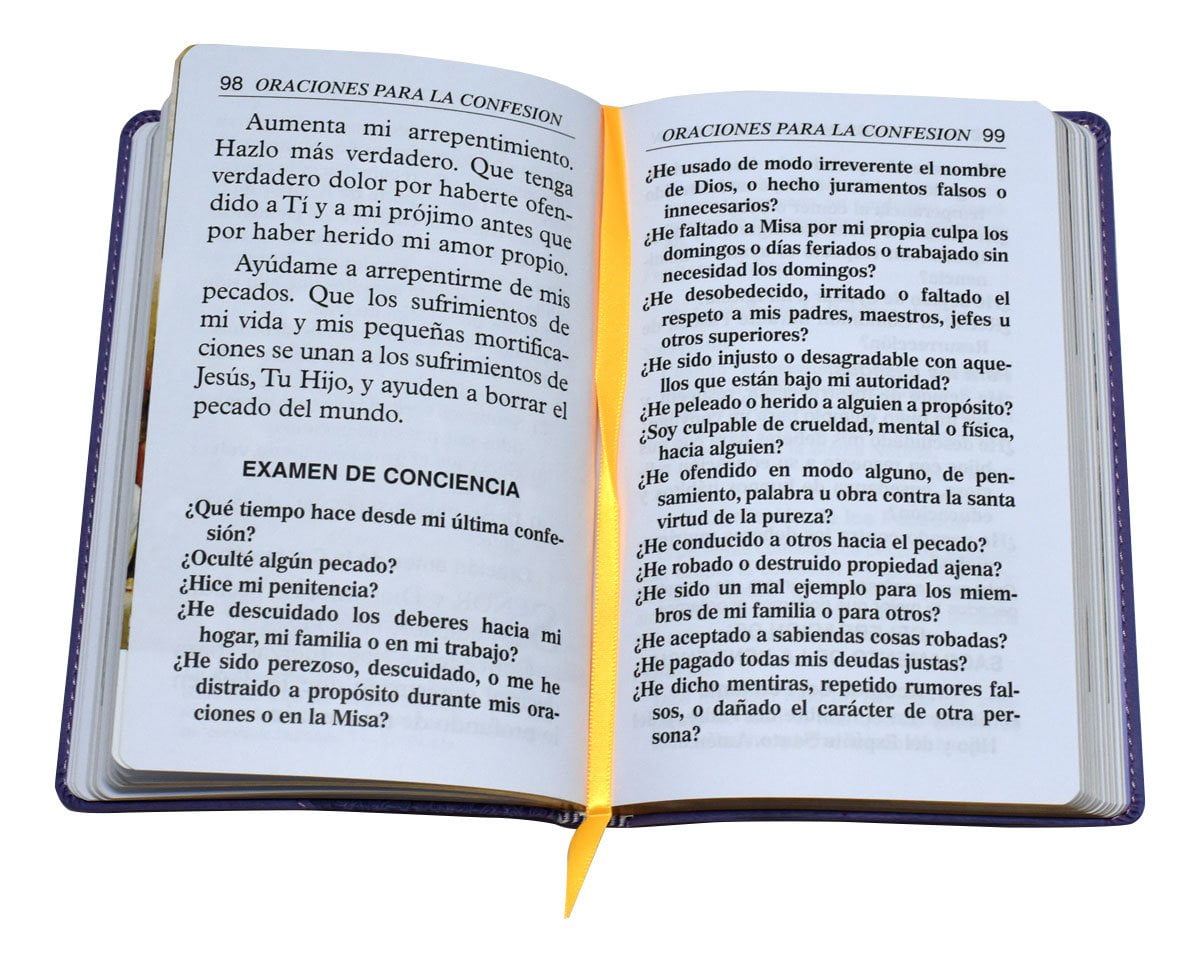 Libro Catolico de Oraciones (Morado) - Unique Catholic Gifts