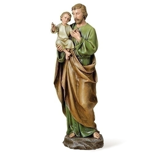 St Joseph Figure Renaissance Collection 14"H - Unique Catholic Gifts