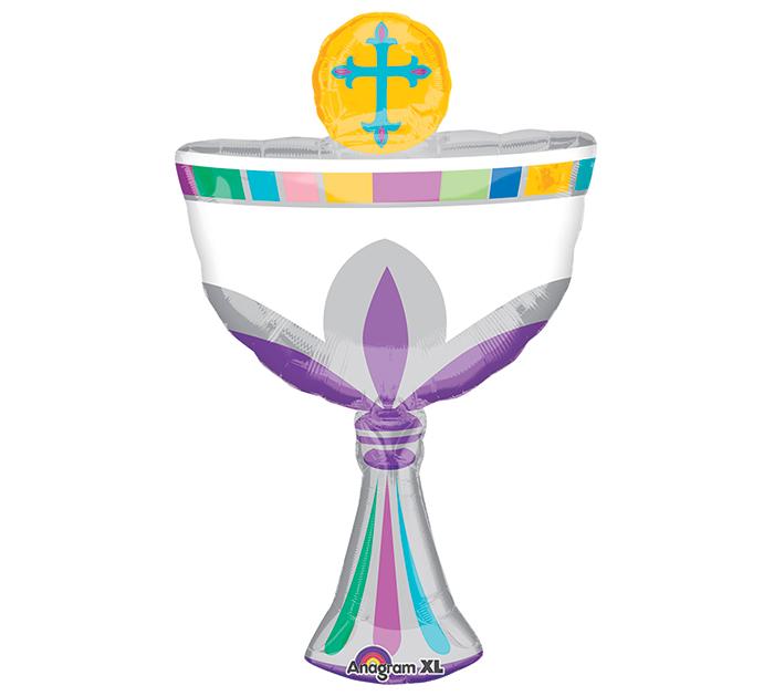 31"  Communion Cup Balloon - Unique Catholic Gifts