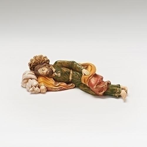 Sleeping St. Joseph Statue 6" (Fontanini) - Unique Catholic Gifts