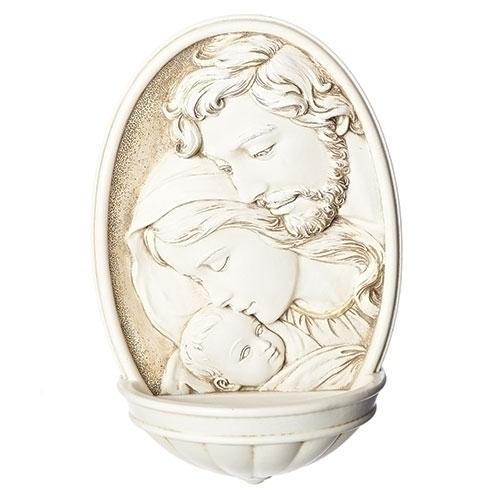 Holy Family Holy Water Font (8") - Unique Catholic Gifts