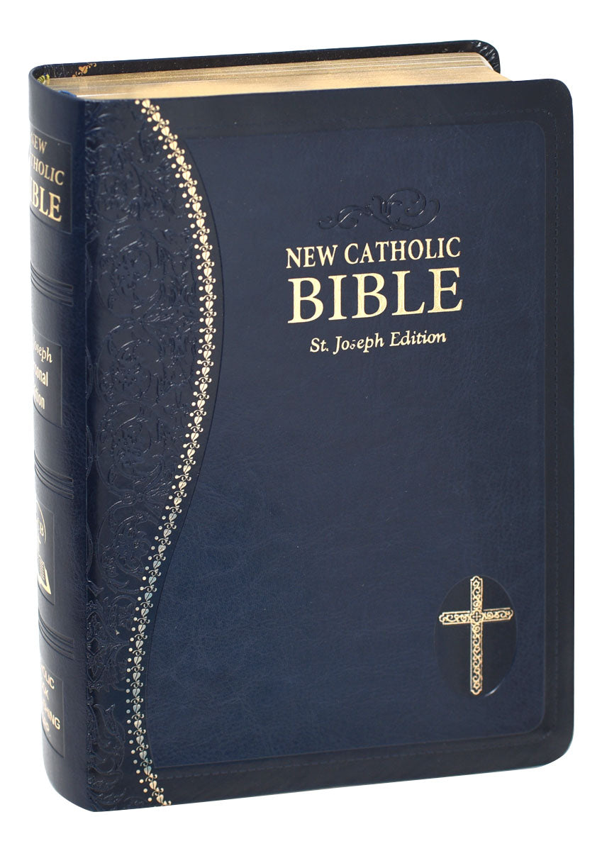 St. Joseph New Catholic Bible (Gift Edition-Personal Size) Blue - Unique Catholic Gifts