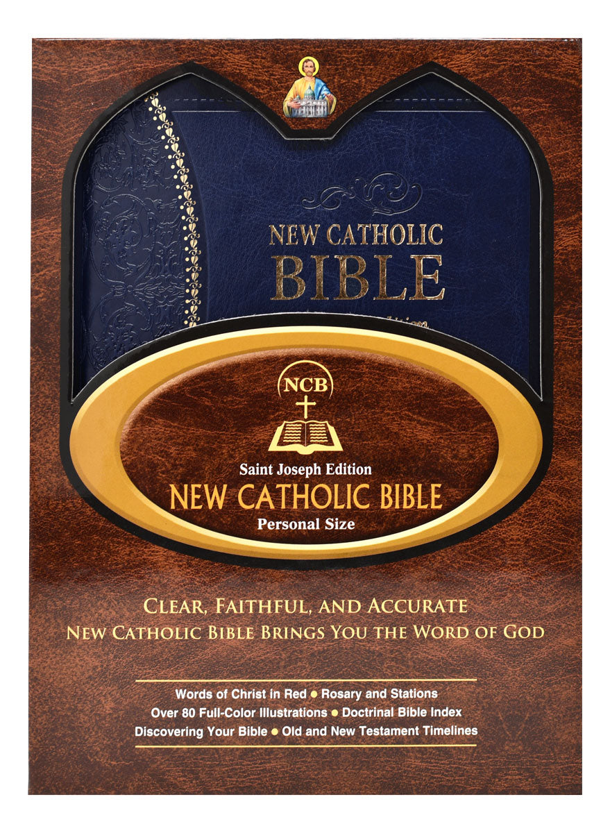 St. Joseph New Catholic Bible (Gift Edition-Personal Size) Blue - Unique Catholic Gifts