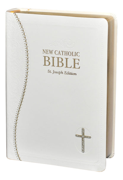 St. Joseph New Catholic Bible (Gift Edition-Personal Size) White - Unique Catholic Gifts