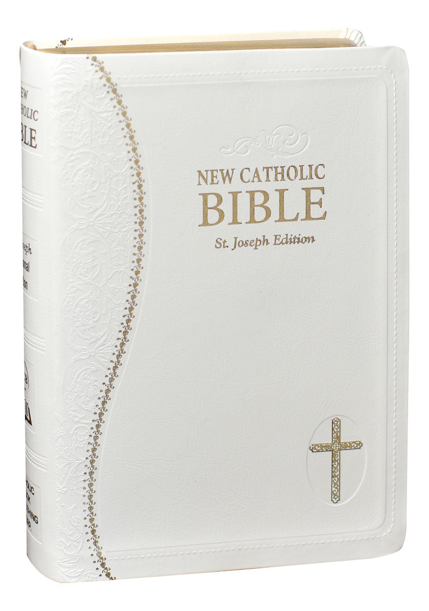 St. Joseph New Catholic Bible (Gift Edition-Personal Size) White - Unique Catholic Gifts