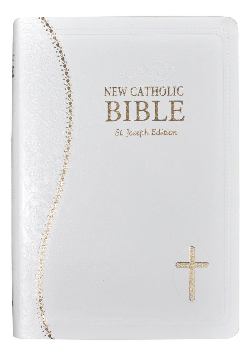 St. Joseph New Catholic Bible (Gift Edition-Personal Size) White - Unique Catholic Gifts