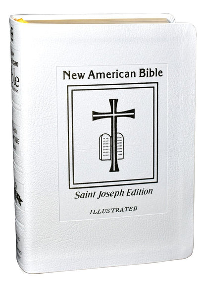 St. Joseph N.a.b. (Deluxe Gift Edition - Medium Size) White - Unique Catholic Gifts