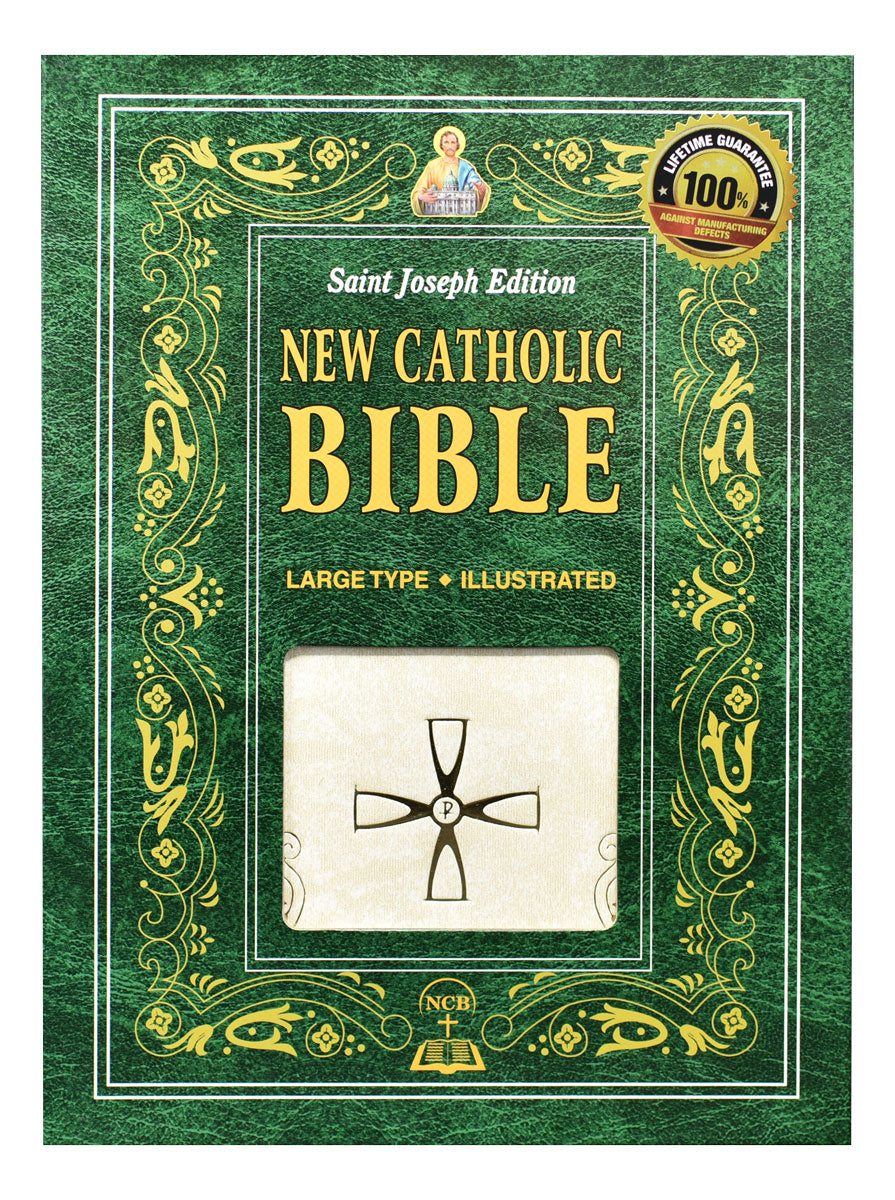 St. Joseph Holy Bible New Catholic Bible (Large Type Illustrated) - Unique Catholic Gifts