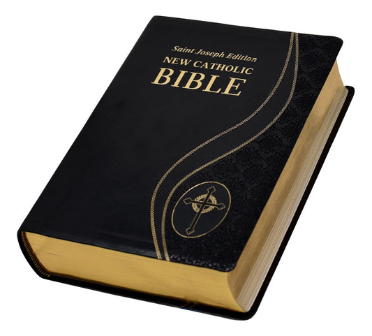 St. Joseph New Catholic Bible (Giant Type) Black NCB - Unique Catholic Gifts