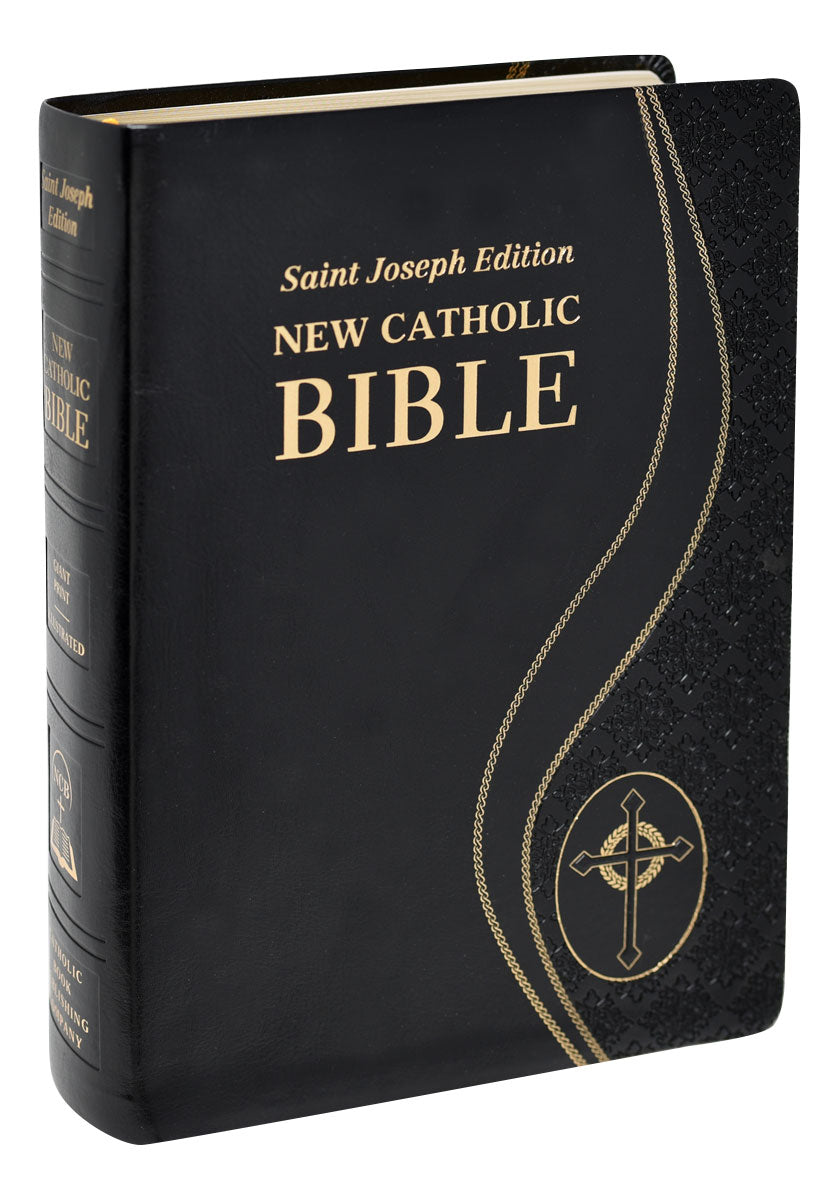 St. Joseph New Catholic Bible (Giant Type) Black NCB - Unique Catholic Gifts