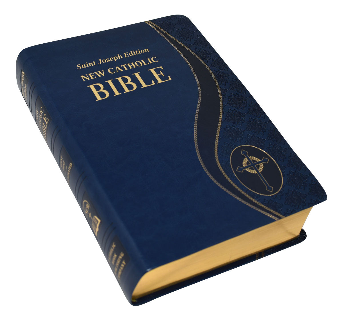 St. Joseph New Catholic Bible (Giant Type) Blue NCB - Unique Catholic Gifts