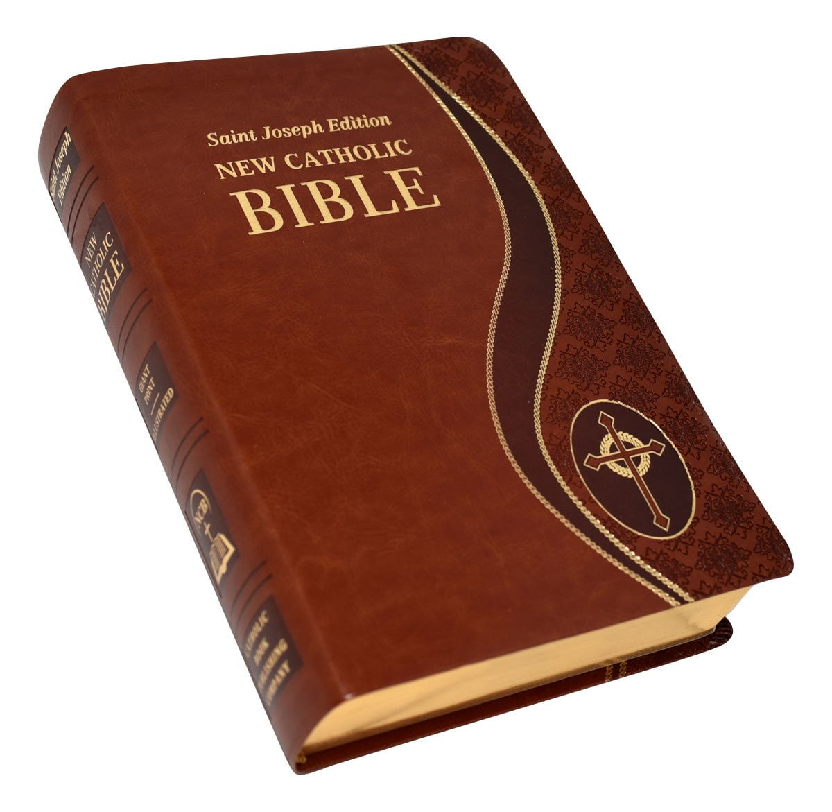 St. Joseph New Catholic Bible (Giant Type) Brown - Unique Catholic Gifts