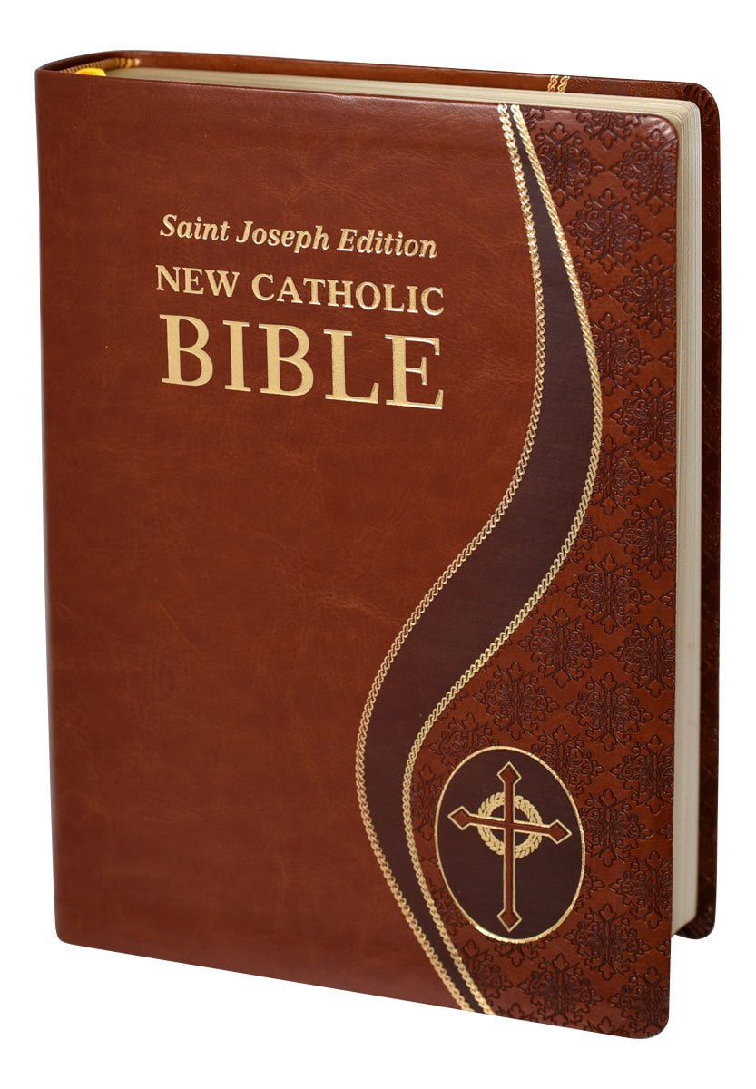 St. Joseph New Catholic Bible (Giant Type) Brown - Unique Catholic Gifts