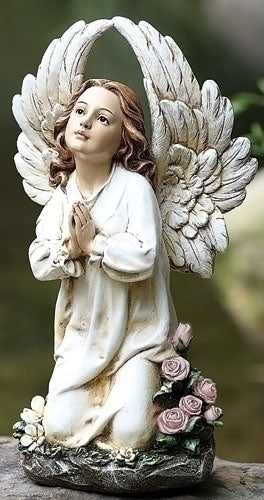 Kneeling Angel Garden Statue 16"H - Unique Catholic Gifts