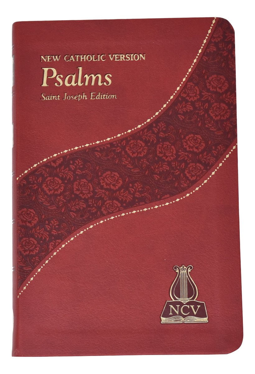 The Psalms: New Catholic Version (Burgundy Leatherette) - Unique Catholic Gifts