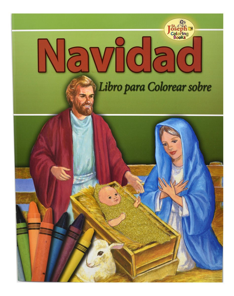 Navidad Libro para Colorear Sobre - Unique Catholic Gifts