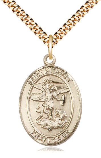 Gold Filled St. Michael the Archangel  (3/4") - Unique Catholic Gifts