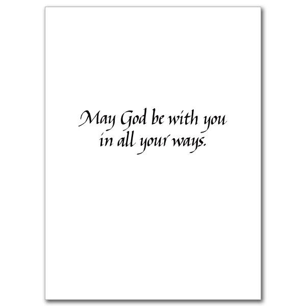 Today is a day for new beginnings Transfer/Moving Card - Unique Catholic Gifts