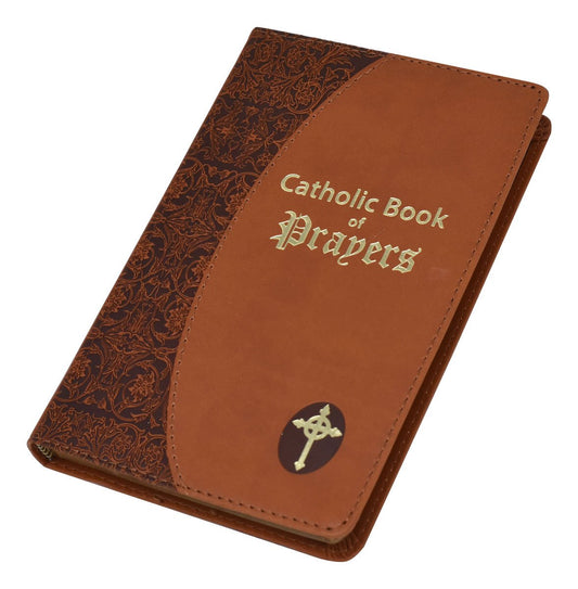 Catholic Book of Prayers in brown color - Unique Catholic Gifts