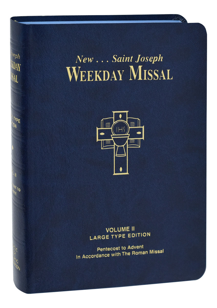 St. Joseph Weekday Missal, Volume II (Large Type Edition) Pentecost To Advent - Unique Catholic Gifts